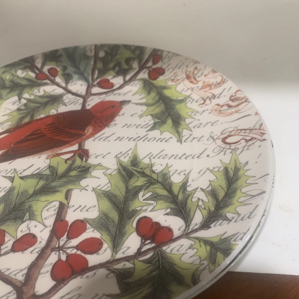 Waechtersbach Accents Nature Traditions Plates Joy RED - Image 3 of 4