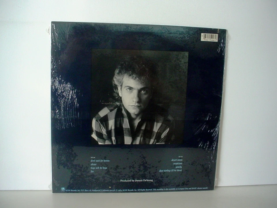 STYX solo DENNIS DEYOUNG Desert Moon SEALED LP 1984 (A&M SP 5006) Hype Sticker - Image 2 of 3