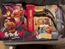 Nerf Rebelle EverFierce Bow Charmed NEW In Box Complete Box Wear