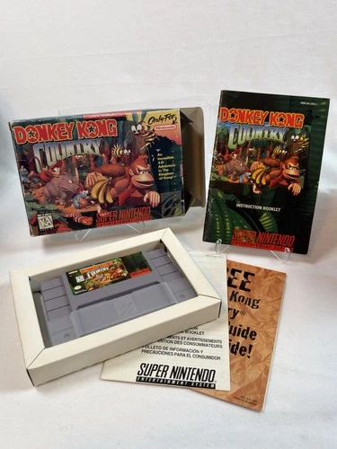 Donkey Kong Country (SNES/Super Nintendo) CIB/ Complete - w/Inserts - Tested!