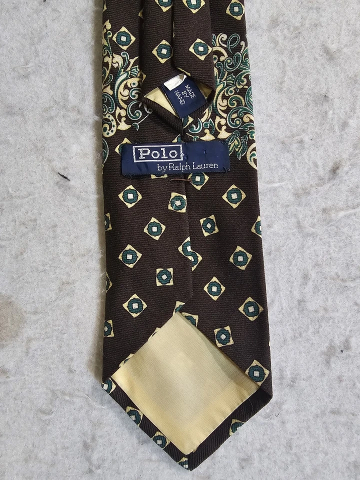 Vintage 90s Polo By Ralph Lauren Hand Made in USA Red Stag Buck Hunting 60" Long - Image 3 of 4