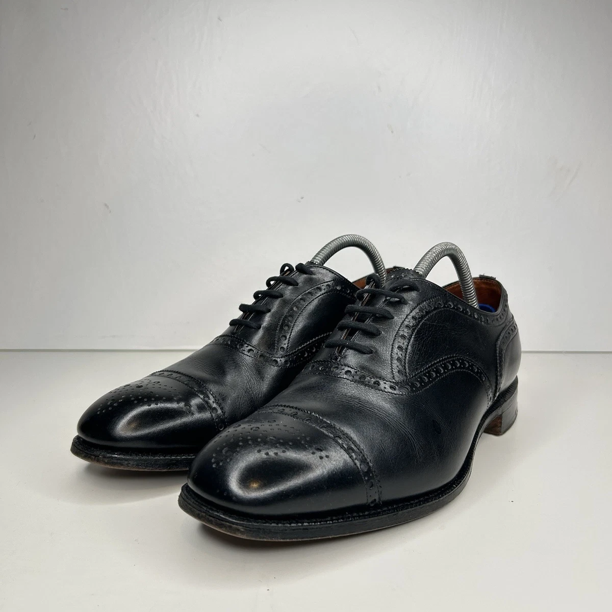 Churchs Balmoral Black Leather Captoe Oxfords 8.5G Church main image 3