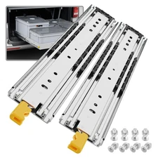 SHUHANG 1 Pair 430 lb Load Capacity Heavy Duty Locking Drawer Slides 12 14 16...
