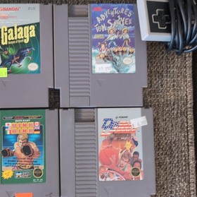 Nintendo Entertainment System NES Console w/ Controllers, Games (Mario, Duck Hu&hellip;