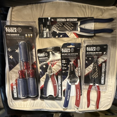 #ad KLEIN TOOLS American Forged Limited Complete Set 5 Tools New $230.00