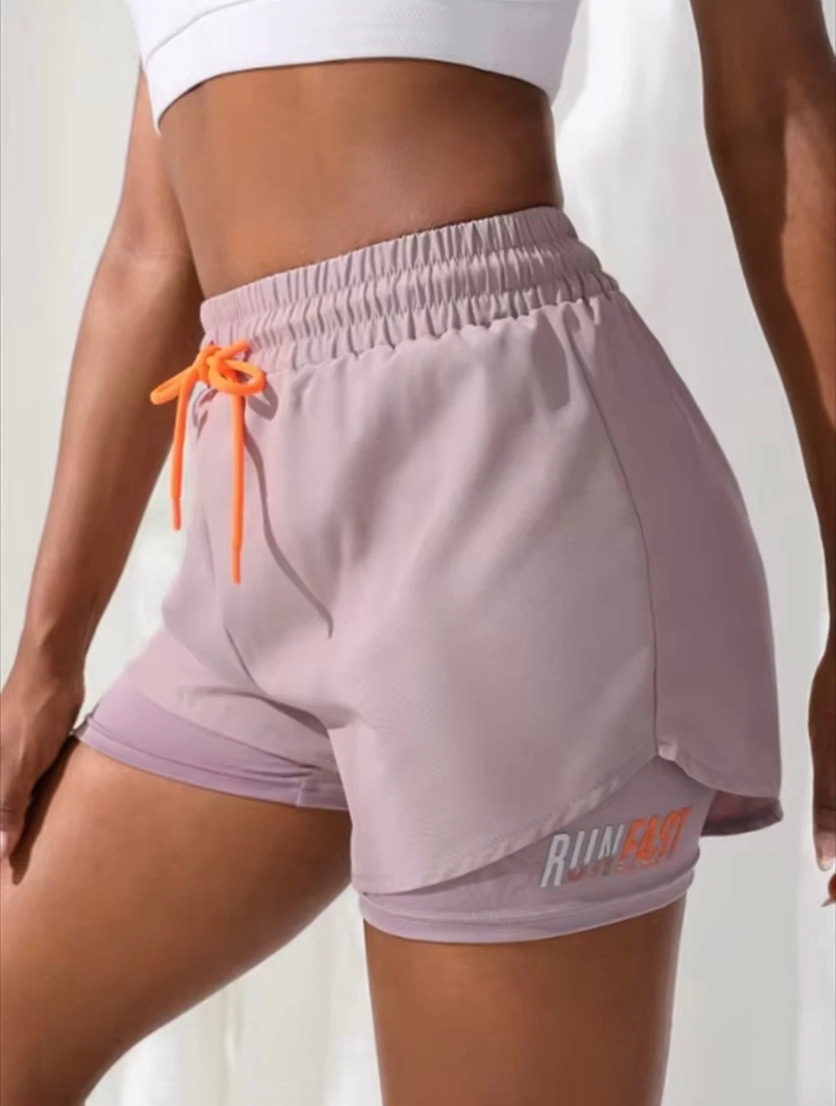 Women’s Running Shorts Marathon Gym Yoga Quick Dry Double Layer Run Fast
Opens in a new window or ta