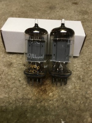 Pair of Telefunken 12AX7 tubes, tested