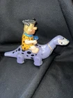 VINTAGE MARX FRED FLINSTONE DINO WINDUP 1962  WORKS