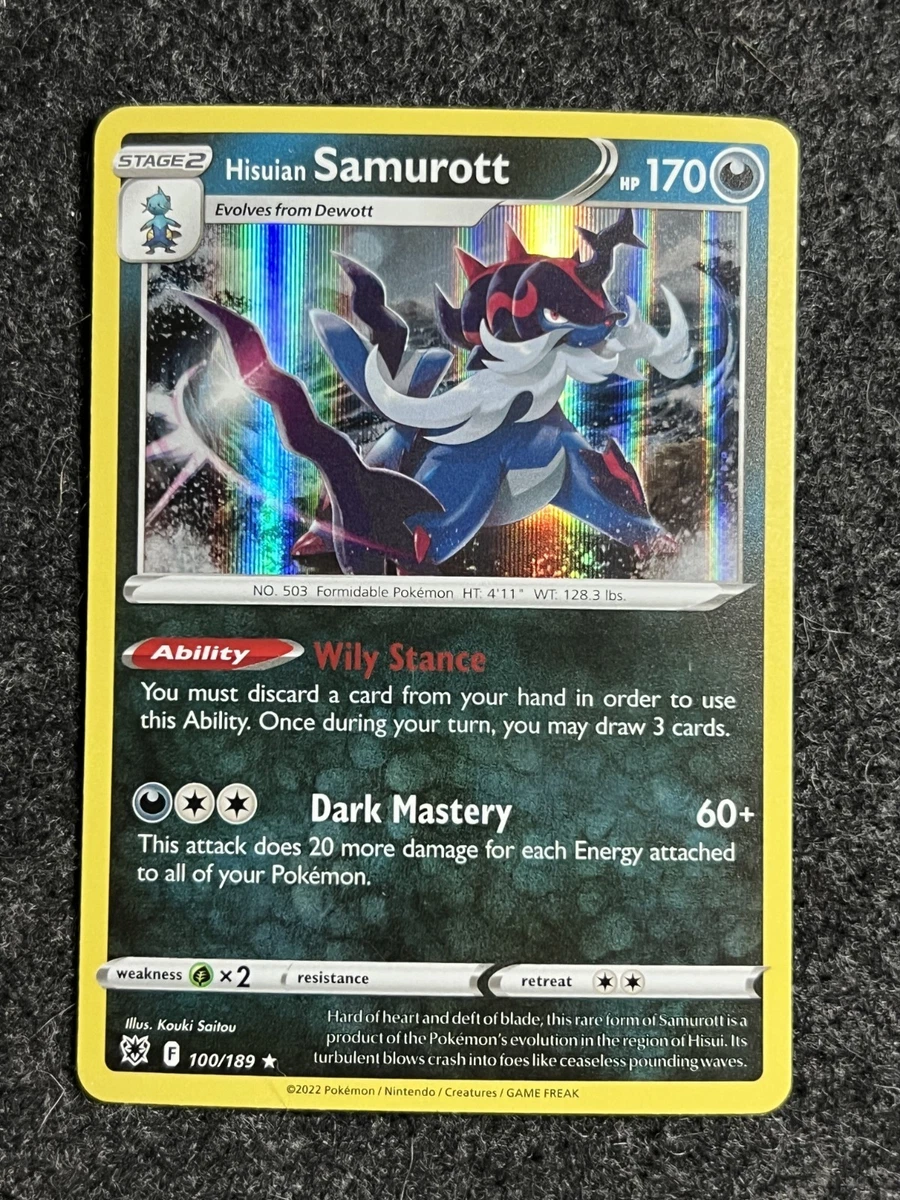 Hisuian Samurott Pokmon TCG Cards for sale | eBay