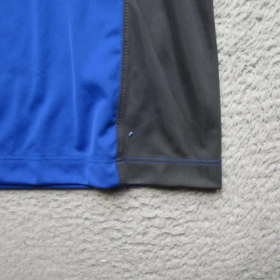 Camisa Air Force Falcons Para Hombres Grande Azul Gris NCAA Fútbol Nike Dri Fit AF Polo Foto 3 de 4