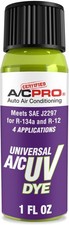 Universal A/C UV Leak Detection Dye - 1 Oz for Automotive Systems, 4 Uses