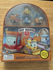 Busy Builders My Mini Busy Books 4 Figurines  Playboard NEW 