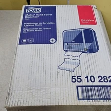 Tork Matic Hand Towel Dispenser Black Elevation Design H1 5510282