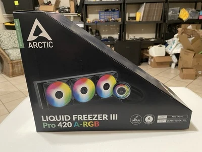 ARCTIC Liquid Freezer III Pro 420 A-RGB black PC Water Cooler AIO Cooling CPU