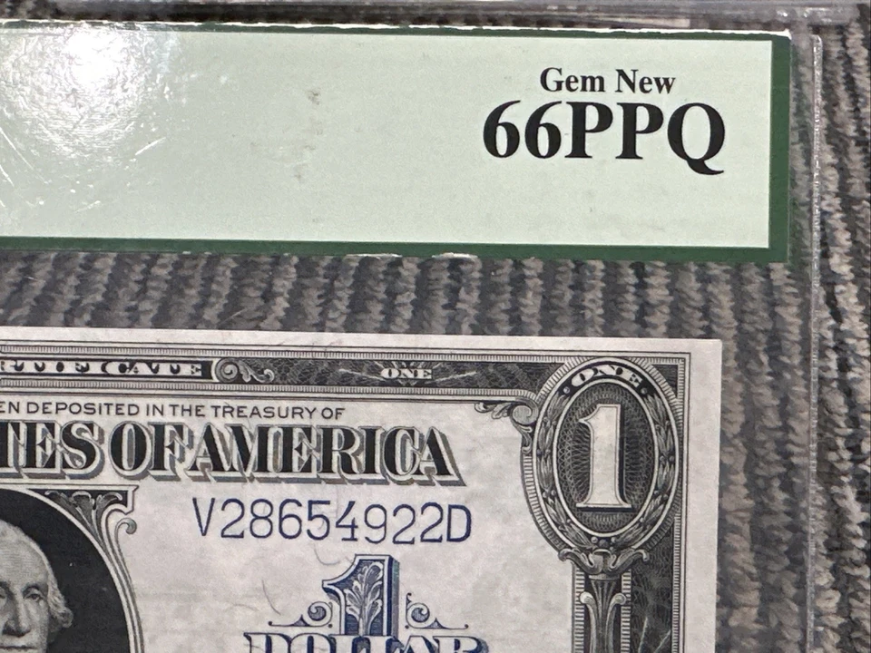 1923 $1 Silver Certificate Fr#237 PCGS (GEM NEW 66 PPQ) - Image 3 of 4