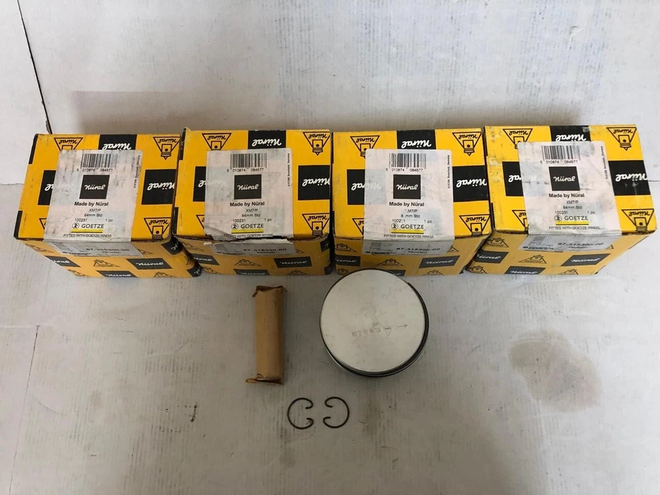 4PCS X NURAL PISTON Assy. 87-315300-00 STD 84MM FITS PEUGEOT XM7/7P/7T 504/505 - Image 3 of 4