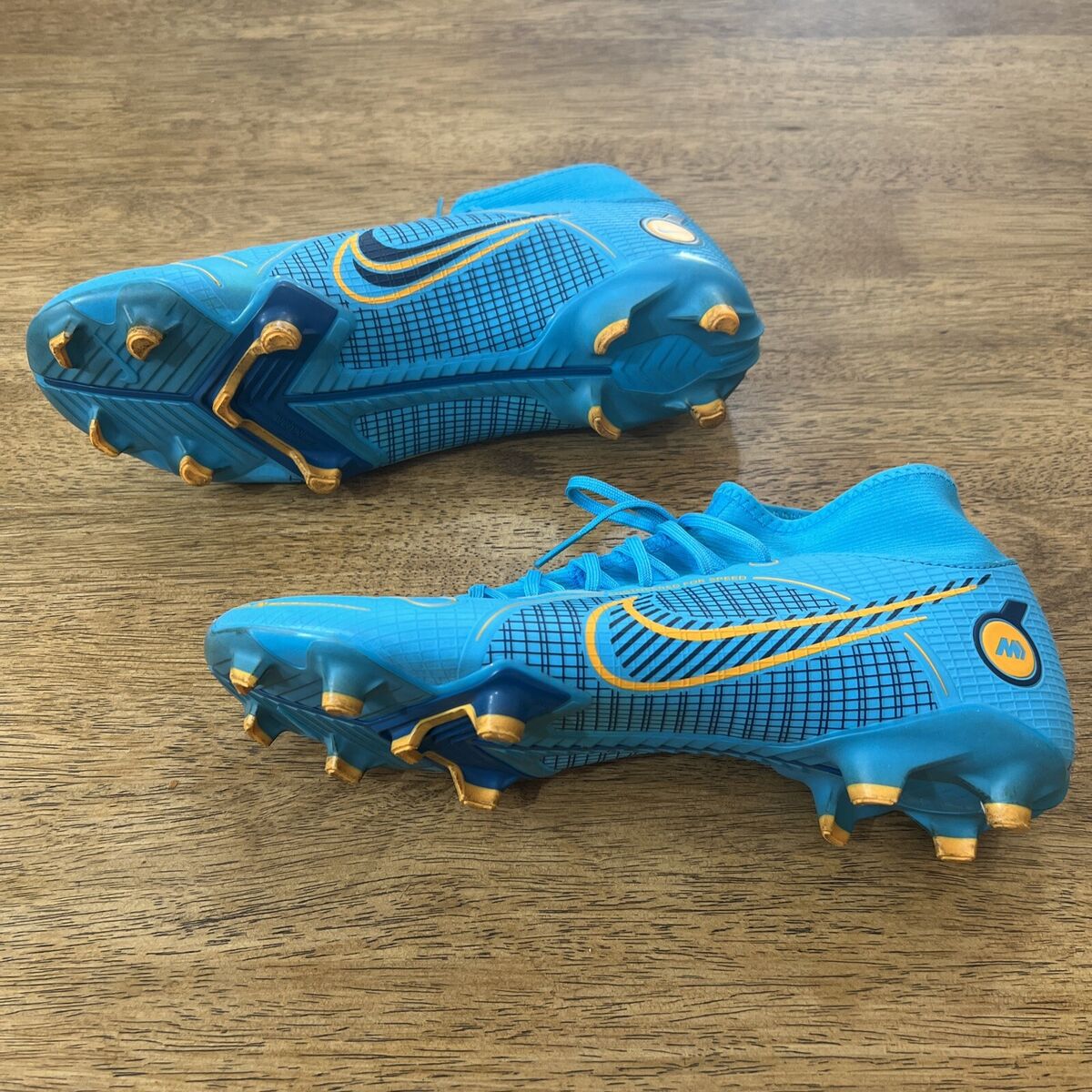 NIKE SUPERFLY 8 ACADEMY FG/MG CHLORINE BLUE-LASER ORANGE SZ NIKE SUPERFLY 8 ACADEMY FG/MG CHLORINE BLUE-LASER ORANGE SZ