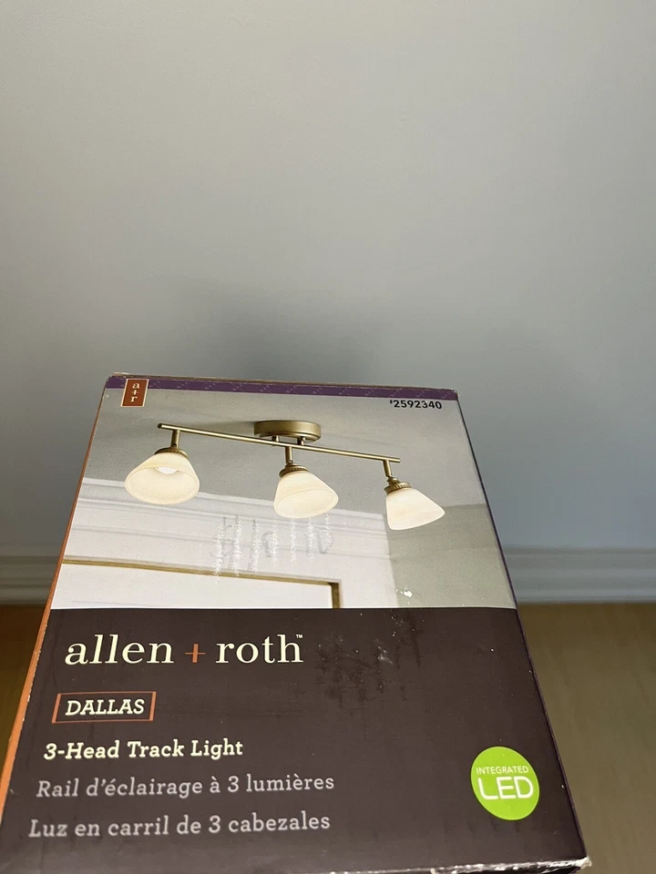 allen + roth Taralyn 3-Light 23.25-in New Soft Gold Dimmable LED Fixed Track Bar - Image 4 of 4