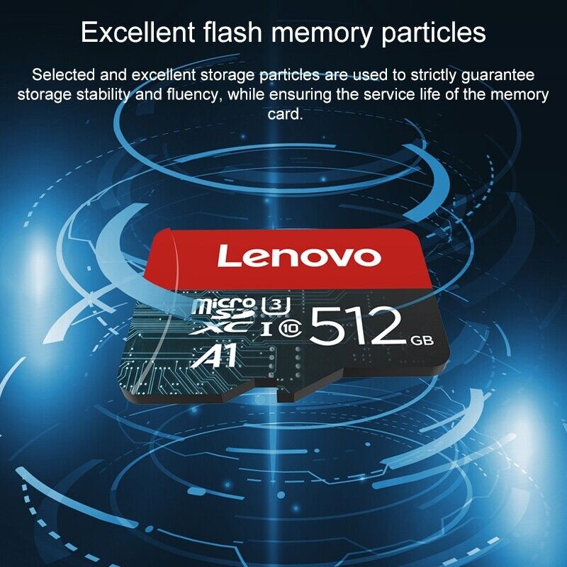 Lenovo TF(Micro SD)Card High Speed Memory Card-512GB -256GB-128GB-64GB-32GB-16GB Wysoka jakość, świetna jakość