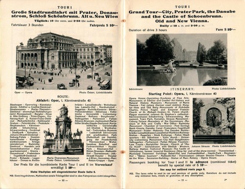 Austria, década de 1930, guía de turismo vintage/folleto publicitario - Viena (56 páginas) - Imagen 4 de 8