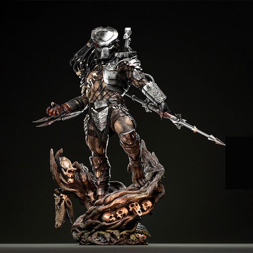 Predator 1/8 1/6 1/4 3D Druck Figur Modellbausatz unbemalt unmontiert Garage Bausatz - Bild 1 von 10