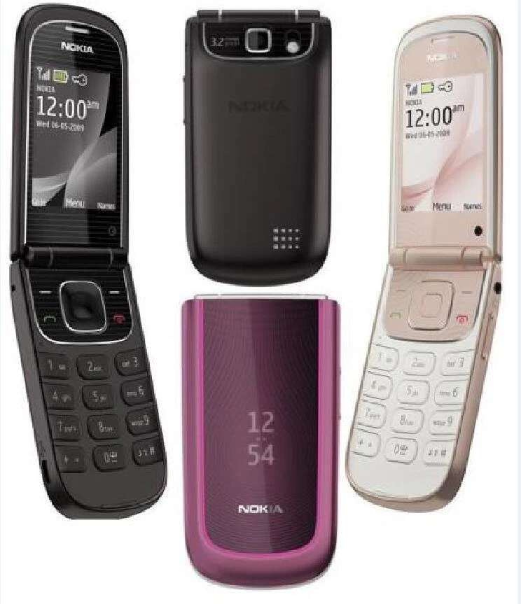 Original Nokia 3710 fold 3710F AT&T Flip Fold Phone 3G HSDPA 850/1900/2100 - Image 3 of 4