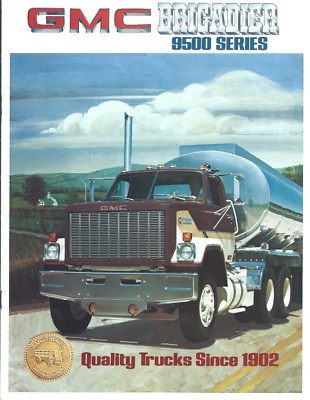 Truck Brochure - GMC - Brigadier - 9500 series - 1980 - Red Cover Text (T2462)