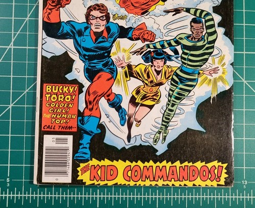 Invaders #28 (1978) 1st Kid Commandos UK Price Variant Marvel Newsstand VG/FN - Picture 3 of 6