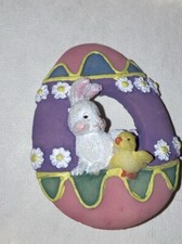 Easter bunny And Chick Pendant