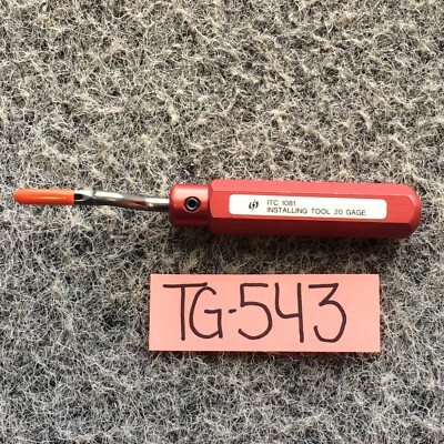 ASTRO ITC 1081 Installing Insertion Tool 20 Gage DANIELS DMC