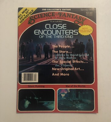 1978 Spring Sci Fi Magazine Science & Fantasy Close Encounters of Third Kind 0C
