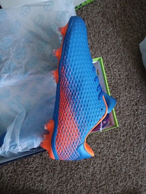 Hawkwell Soccer Cleats. Blue/Orange.  Men's Size 8.  New In Box