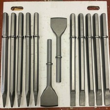 Points Scalpelli Tuta Asfalto Atlas Copco TEX 39 CV Martello demolitore 1 1/4" esagonale