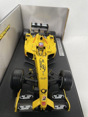 Hotwheels Formula One 1:18 Jordan Honda Takuma Sato EJ12 With Original Box - Picture 7 of 19
