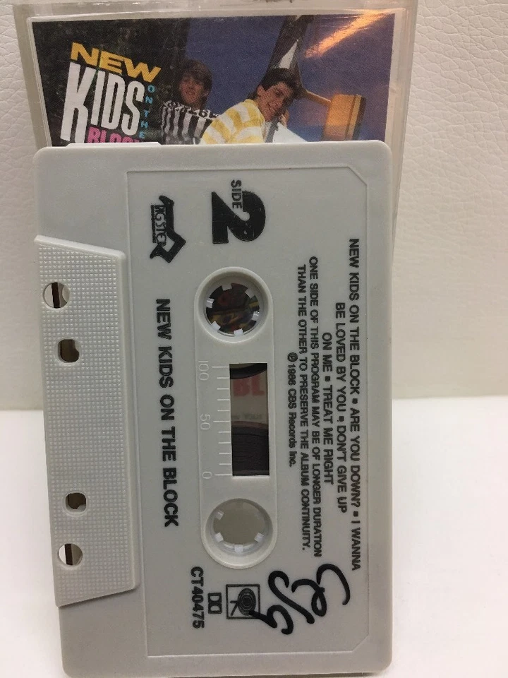 New Kids On The Block 1986 Cassette Tape CT 40475 - Image 3 of 3