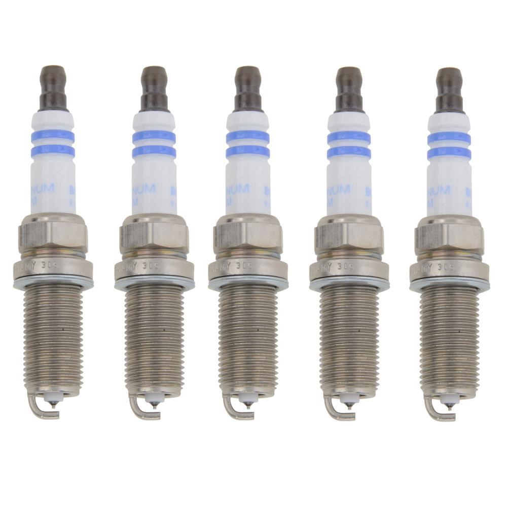 Bosch OE Fine Wire Platinum Set of 5 Spark Plugs For Volvo C30 C70 S40 V50 V70