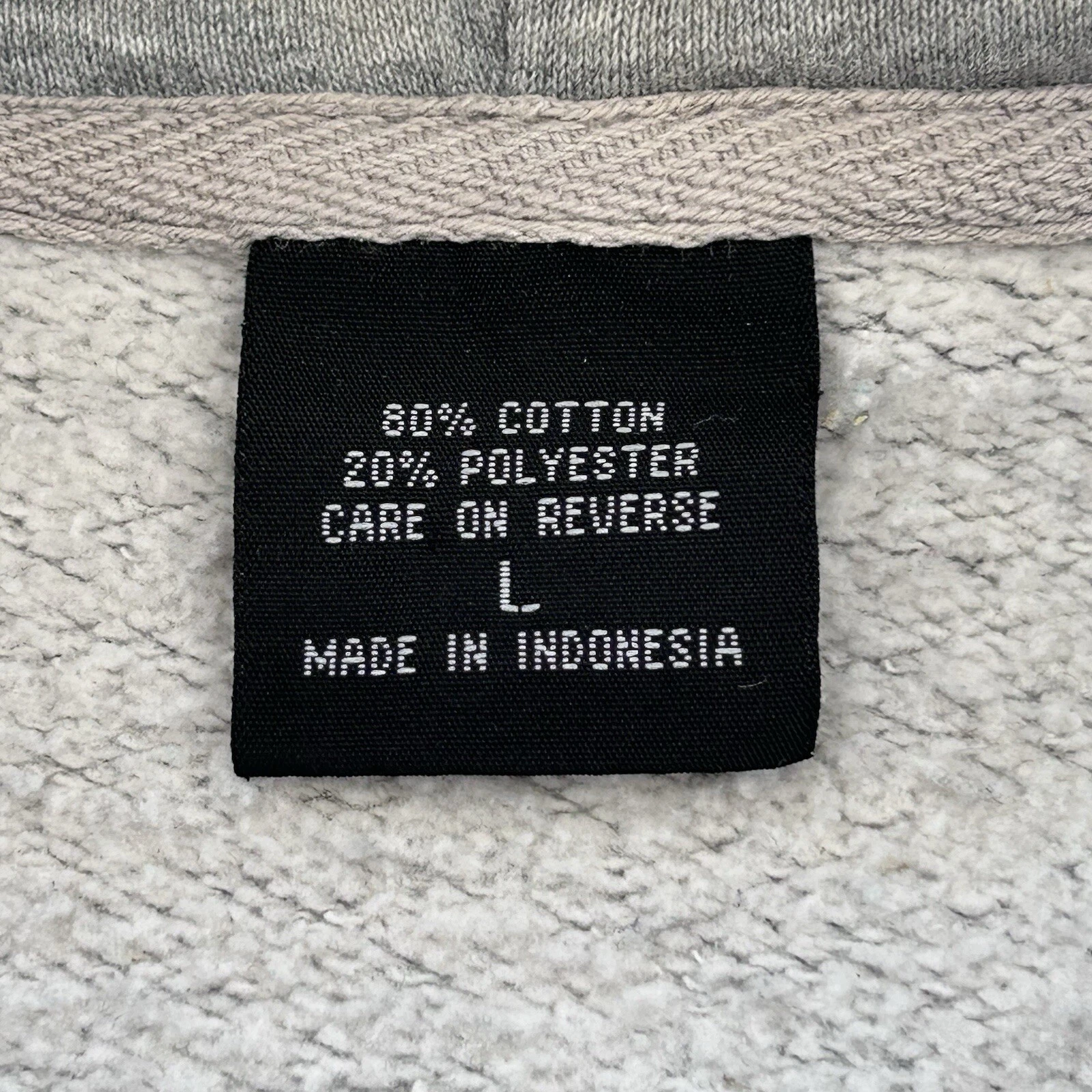 UNDERCOVER Felpa con cappuccio grafica grigia vintage Y2K United States Marine Corps taglia grande uomo