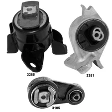 Engine Mounts & Transmission Mount 3PCS Set For Ford Fusion 12-10 V6-3.0L