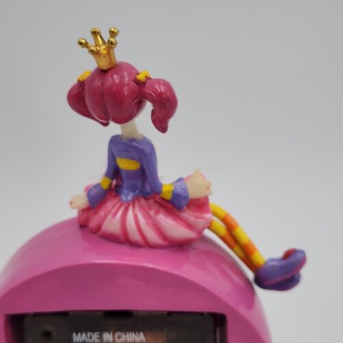 Little Princess 5.5 Inch Colorful Whimsical Battery Alarm Clock Tested Works - Picture 10 of 12