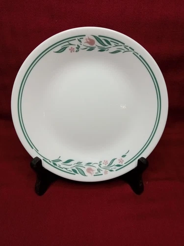 [MULTI QTY] Vintage Corelle ROSEMARIE 6-3/4" Bread Butter Plate~ Pink~Tulips