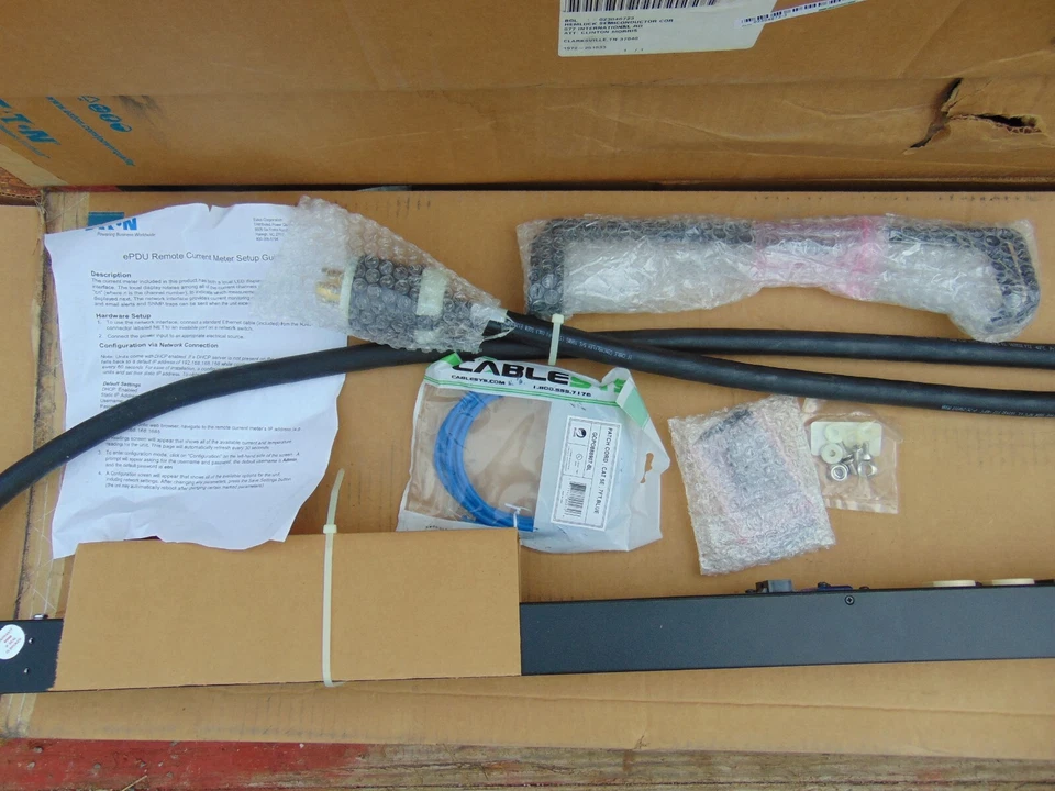 Eaton 24 Plug Rack Power Distribution Surge Protector Strip Monitored Network eP - Image 3 of 4