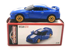 Majorette Nissan GT-R Blue New w/ Box Opening Doors
