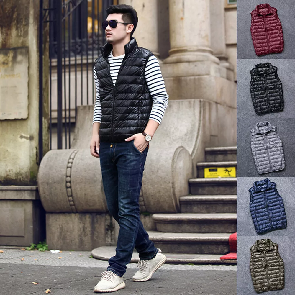 Sleeveless winter wear cheap for mens