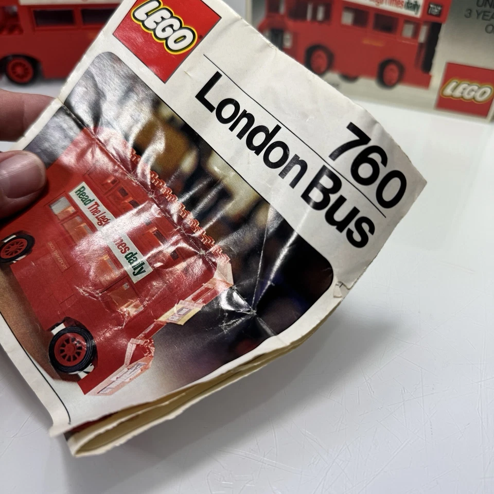 Lego London Bus 1974 Set 760 !00% Complete With Box And Instructions - Image 4 of 4