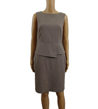 Ann Taylor Peplum Dress Women's Size 2 Business Office Career Casual Above Knee