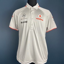 Mercedes-Benz Vodafone Formula 1 Large Shirt (L) Grey Lenovo Mobil Sap F1