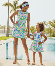 NWT LILLY PULITZER GIRLS SIZE 12 IDALA DRESS GROVE GARDEN SOLD OUT