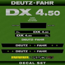 Deutz-Fahr DX 4.50 TOM tractor calcomanía pegatina adisivo sticker set