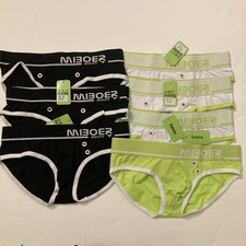 7 Men's New Cotton Briefs Underwear US size M 