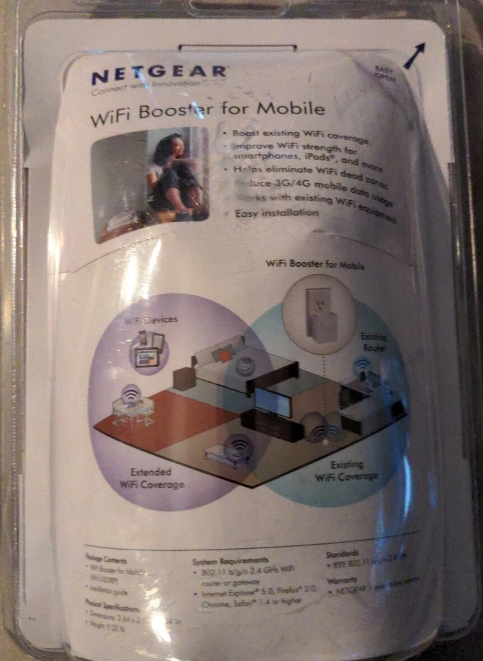 NETGEAR WiFi Booster for Mobile model WN1000RP - Image 2 of 4